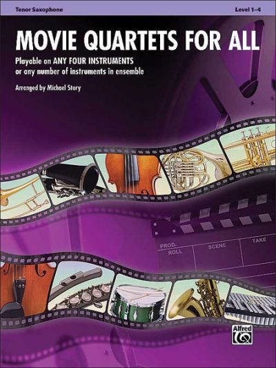 Produktbild: Movie Quartets for All - Tenor Saxophone