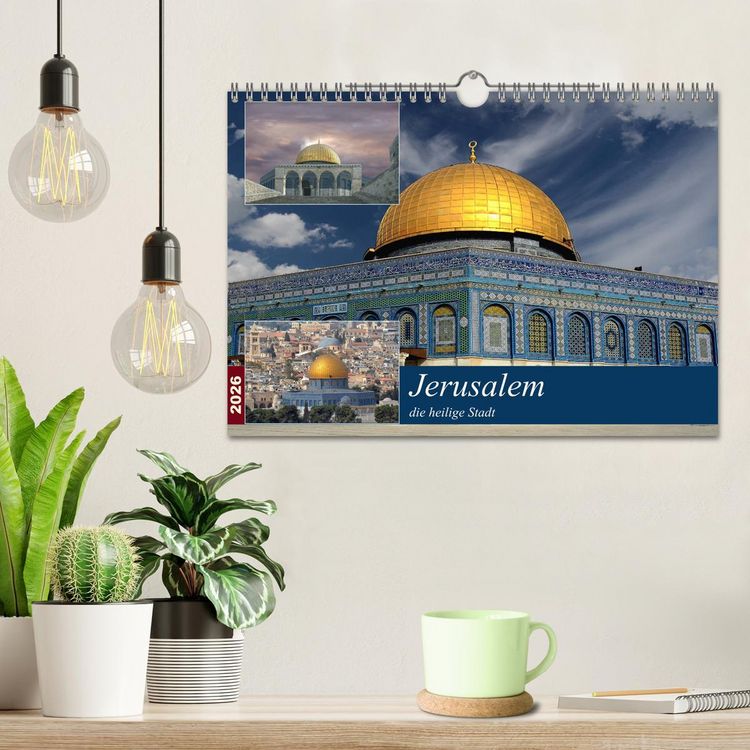 Produktbild: Jerusalem, die heilige Stadt (Wandkalender 2026 DIN A4 quer), CALVENDO Monatskalender