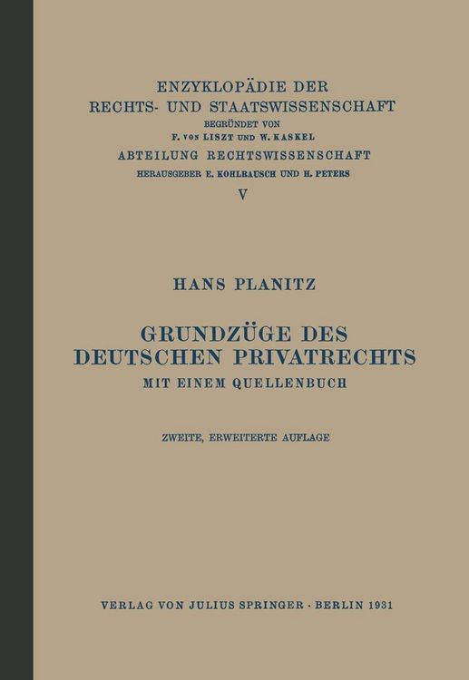 Produktbild: Grundz&uuml;ge des Deutschen Privatrechts