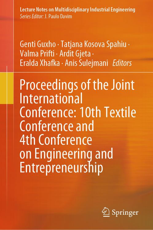 Produktbild: Proceedings of the Joint International Conference: 10th Textile Conference and 4th Conference on Engineering and Entrepreneurship