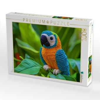 Produktbild: CALVENDO Puzzle Ara | 1000 Teile Lege-Gr&ouml;&szlig;e 64x48cm Foto-Puzzle f&uuml;r gl&uuml;ckliche Stunden