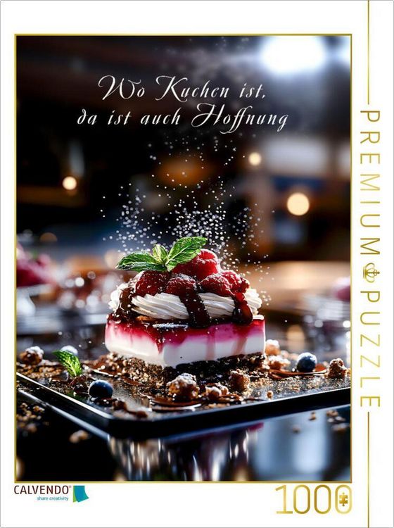 Produktbild: CALVENDO Puzzle S&uuml;&szlig;e Kuchenverf&uuml;hrung | 1000 Teile Lege-Gr&ouml;&szlig;e 64x48cm Foto-Puzzle f&uuml;r gl&uuml;ckliche Stunden