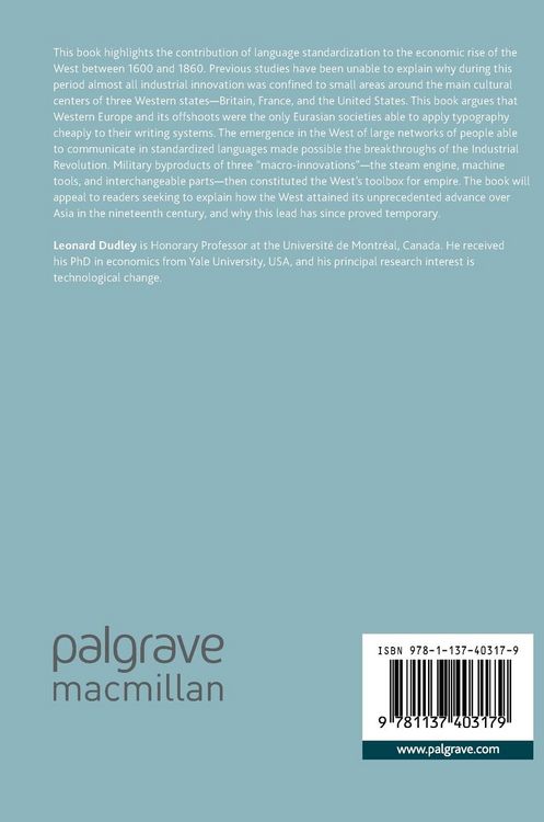 Produktbild: The Singularity of Western Innovation