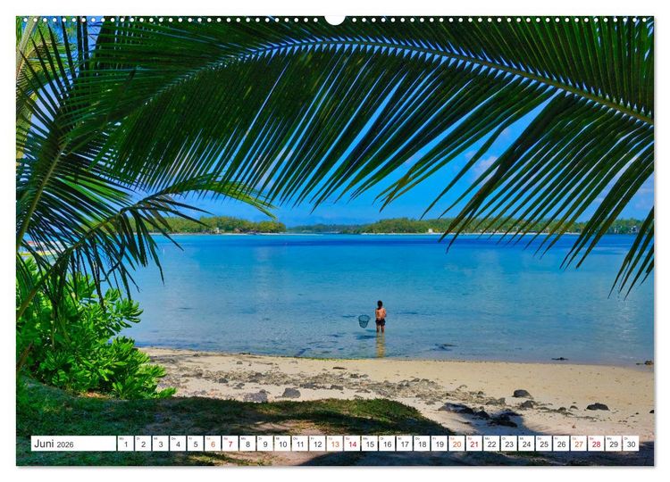 Produktbild: Mauritius - Sch&ouml;nheit im Indischen Ozean (hochwertiger Premium Wandkalender 2026 DIN A2 quer), Kunstdruck in Hochglanz