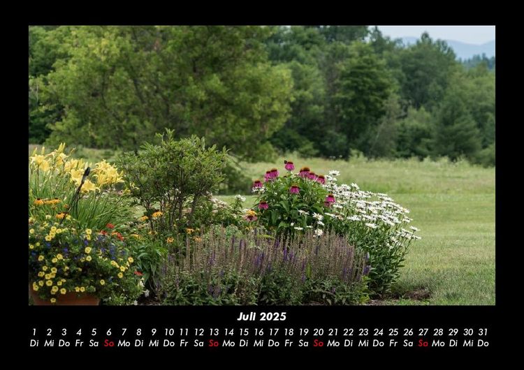 Produktbild: Blumenkalender 2025 Fotokalender DIN A3