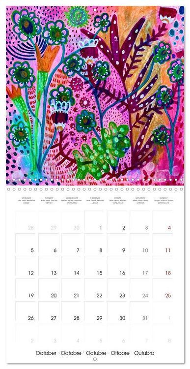 Produktbild: Garden Of Joy 2026 (Wall Calendar 2026 12 &times; 12 Inch) CALVENDO 12 Month Wall Calendar