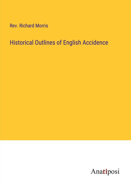 Produktbild: Historical Outlines of English Accidence