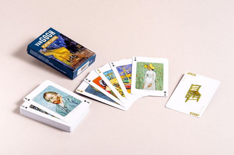 Produktbild: Kartenspiel Vincent van Gogh. 54 Spielkarten mit 53 Van-Gogh-Motiven