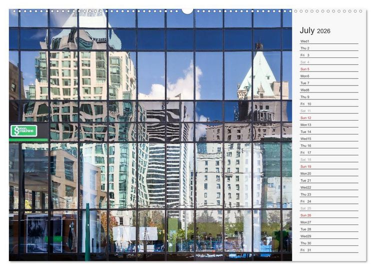 Produktbild: Vancouver Perspectives (High Quality Premium Wall Calendar 2026 DIN A2 landscape),CALVENDO 12 Month Wall Calendar