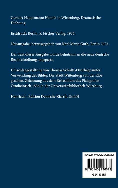 Produktbild: Hamlet in Wittenberg