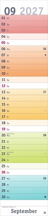 Produktbild: Bunte Wochen Langplaner 2027