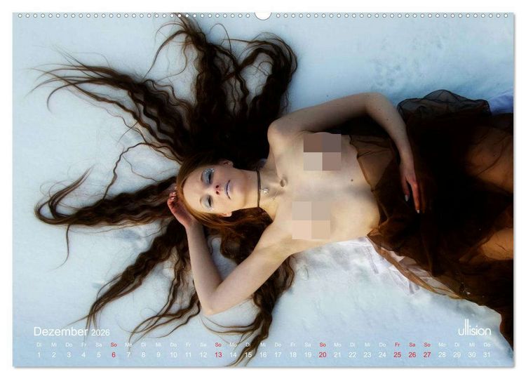 Produktbild: OPHELIA, sinnlich - mystisch - sehnsuchtsvoll (Wandkalender 2026 DIN A2 quer), CALVENDO Monatskalender