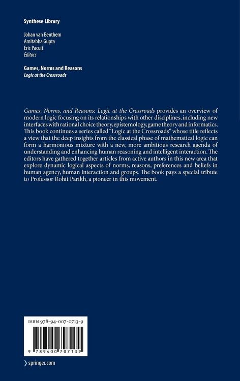 Produktbild: Games, Norms and Reasons