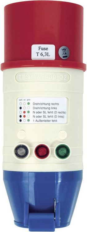 Produktbild: Testboy TV 432 Steckdosentester LED