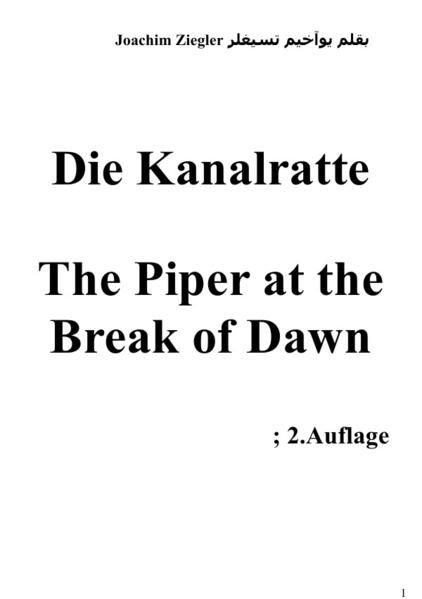 Produktbild: Die Kanalratte The Piper at the Break of Dawn