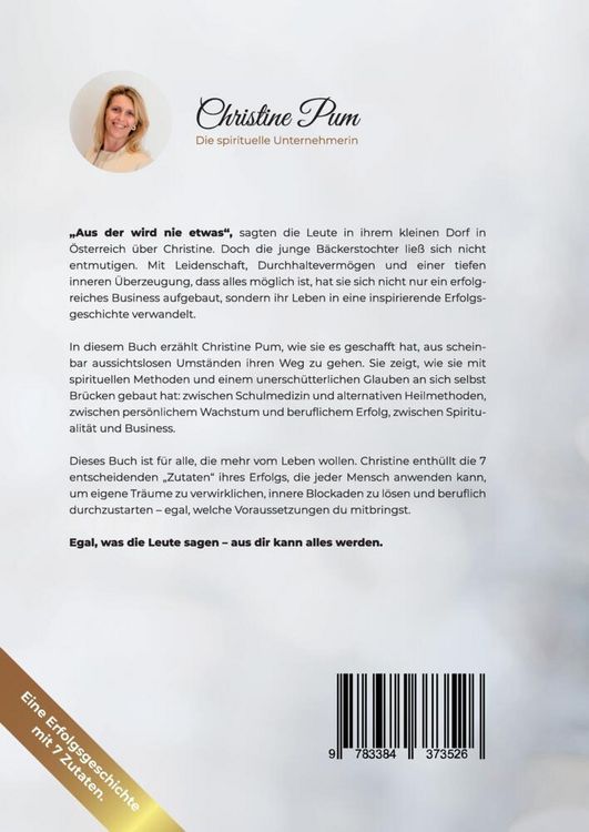 Produktbild: Von der B&auml;ckerstochter, aus der nie was wird, zum Businesswunder.