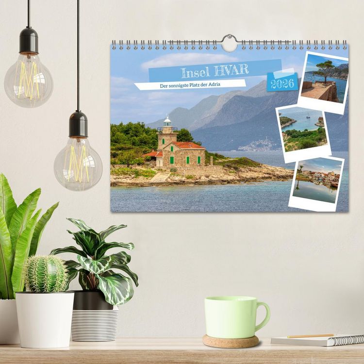 Produktbild: Insel Hvar - Der sonnigste Platz der Adria (Wandkalender 2026 DIN A4 quer), CALVENDO Monatskalender