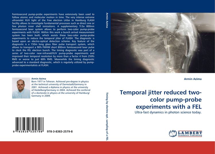 Produktbild: Temporal jitter reduced two-color pump-probe experiments with a FEL