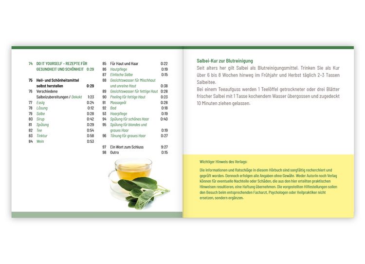 Produktbild: Salbei &ndash; Mutter aller Heilpflanzen. H&ouml;rbuch