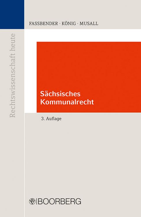 Produktbild: S&auml;chsisches Kommunalrecht