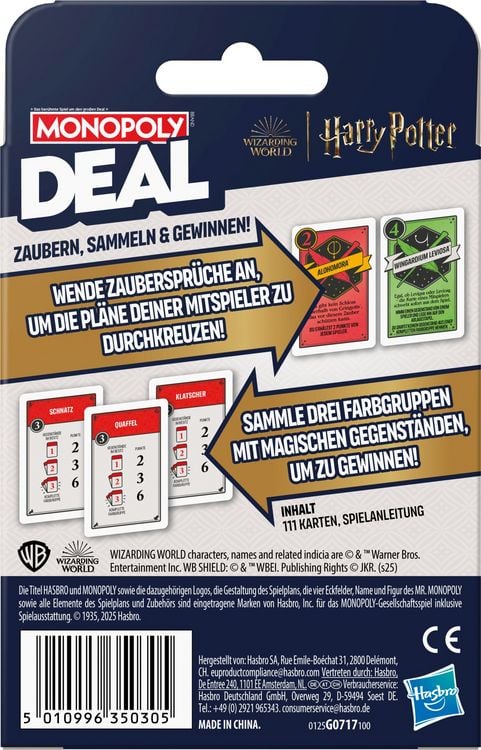 Produktbild: Monopoly Deal Harry Potter