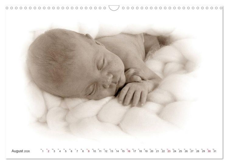 Produktbild: Babys - Willkommen im Leben (Wandkalender 2026 DIN A3 quer), CALVENDO Monatskalender