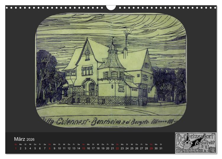 Produktbild: Lebensr&auml;ume um 1900 (Wandkalender 2026 DIN A3 quer), CALVENDO Monatskalender