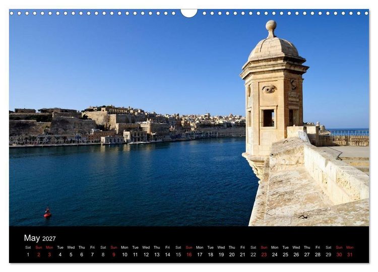 Produktbild: Malta. The sunny island full of charm. (Wall Calendar 2027 DIN A3 landscape), CALVENDO 12 Month Wall Calendar