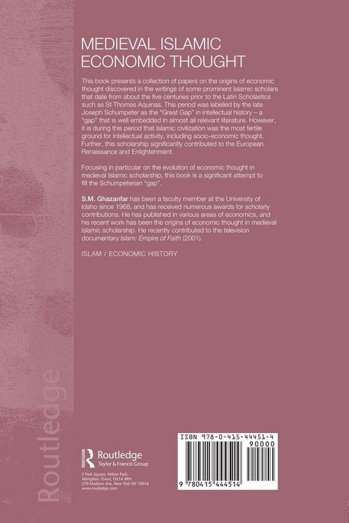 Produktbild: Medieval Islamic Economic Thought