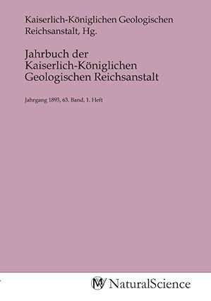 Produktbild: Jahrbuch der Kaiserlich-K&ouml;niglichen Geologischen Reichsanstalt