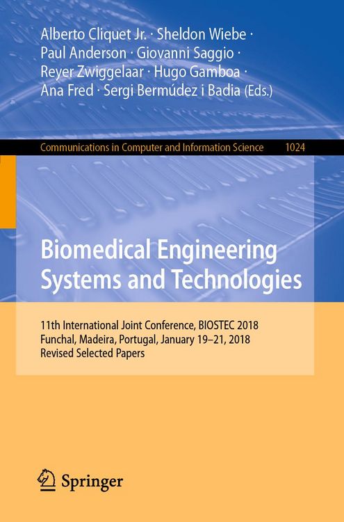 Produktbild: Biomedical Engineering Systems and Technologies