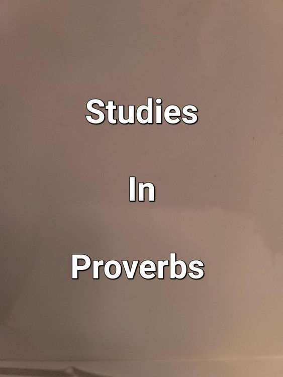 Produktbild: Studies In Proverbs