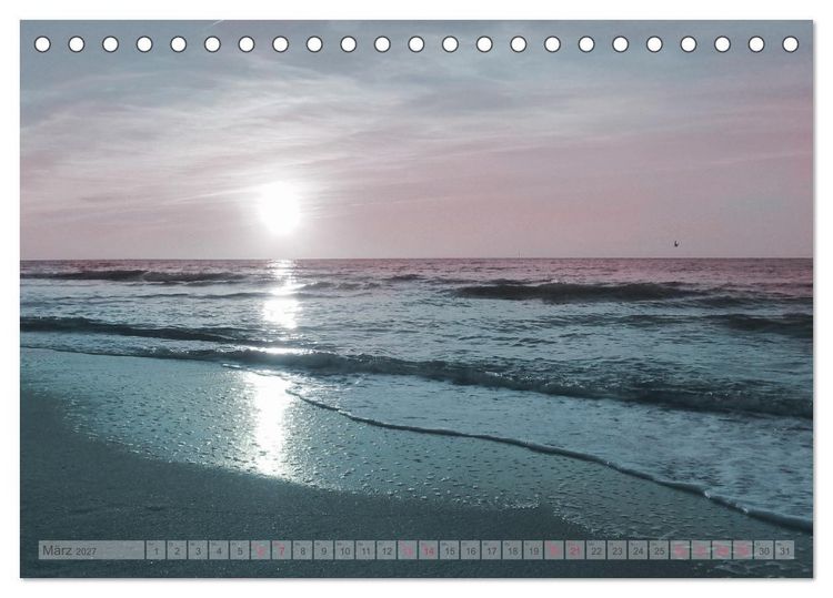 Produktbild: Photo-Art / Ozean (Tischkalender 2027 DIN A5 quer), CALVENDO Monatskalender