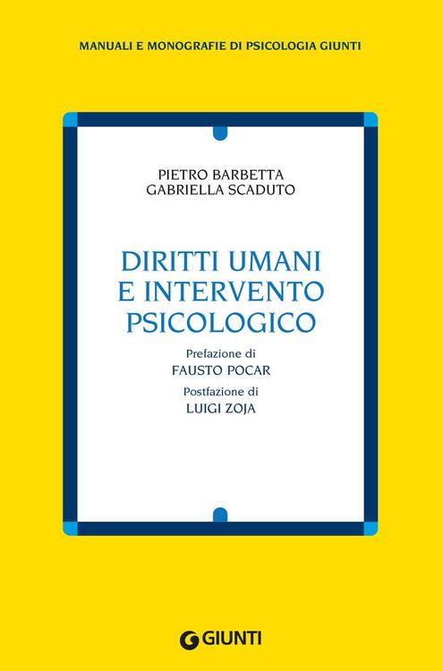 Produktbild: Diritti umani e intervento psicologico