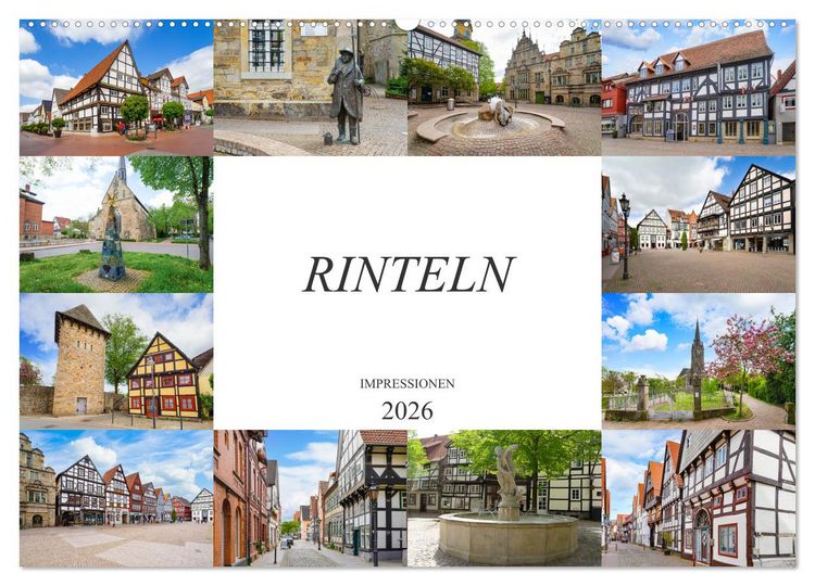Produktbild: Rinteln Impressionen (Wandkalender 2026 DIN A2 quer), CALVENDO Monatskalender