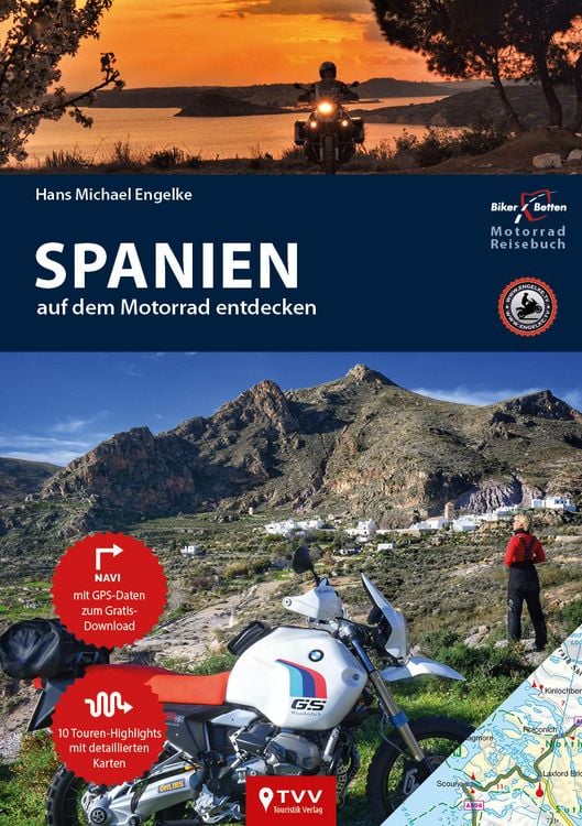 Produktbild: Motorrad Reisef&uuml;hrer Spanien