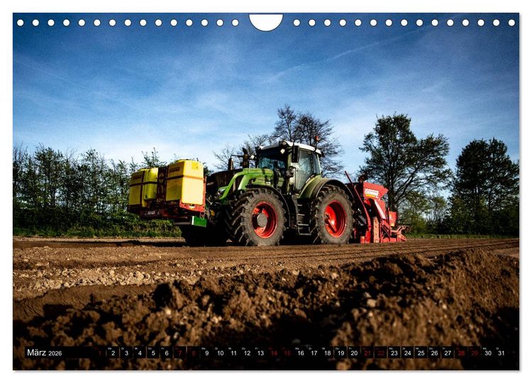 Produktbild: Landtechnik 2026 (Wandkalender 2026 DIN A4 quer), CALVENDO Monatskalender