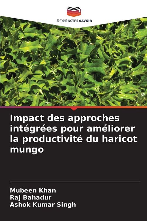 Produktbild: Impact des approches int&eacute;gr&eacute;es pour am&eacute;liorer la productivit&eacute; du haricot mungo