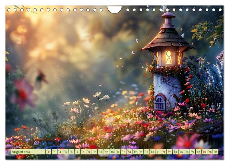 Produktbild: Das kleine H&auml;uschen im Wald (Wandkalender 2026 DIN A4 quer), CALVENDO Monatskalender