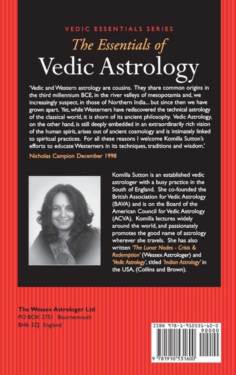 Produktbild: The Essentials of Vedic Astrology