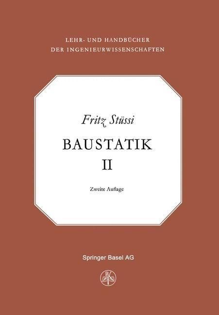 Produktbild: Vorlesungen &uuml;ber Baustatik