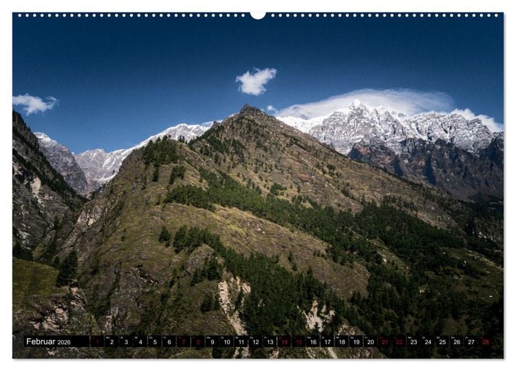 Produktbild: Nepal Tsum Valley - Tal des Gl&uuml;cks (Wandkalender 2026 DIN A2 quer), CALVENDO Monatskalender