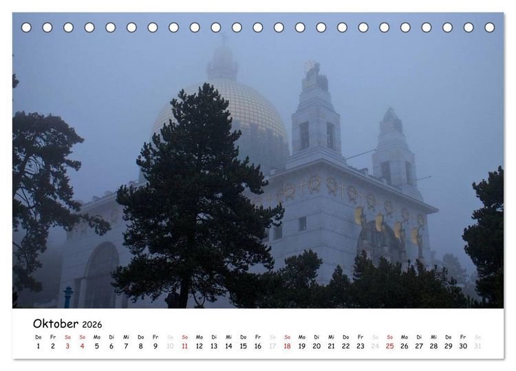 Produktbild: Wiener Eindr&uuml;cke (Tischkalender 2026 DIN A5 quer), CALVENDO Monatskalender
