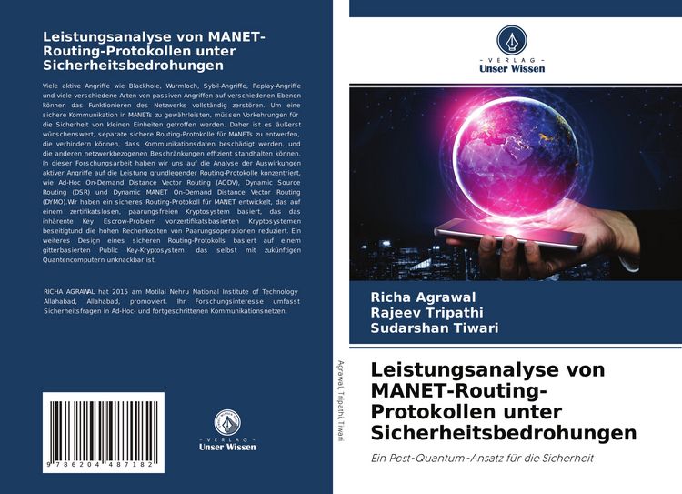 Produktbild: Leistungsanalyse von MANET-Routing-Protokollen unter Sicherheitsbedrohungen