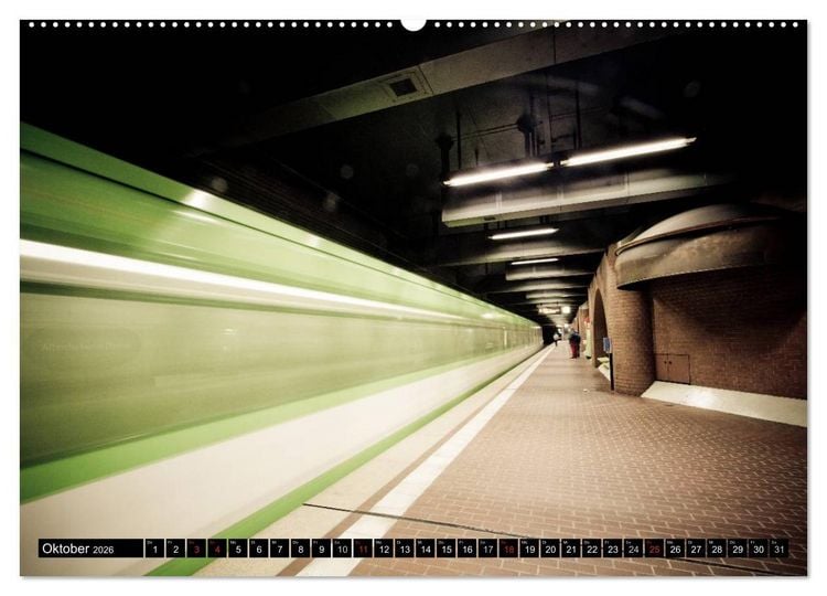 Produktbild: U-Bahn-Stationen Hannover (hochwertiger Premium Wandkalender 2026 DIN A2 quer), Kunstdruck in Hochglanz