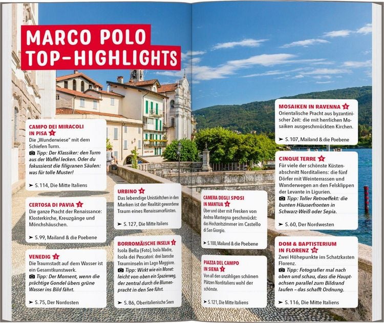 Produktbild: MARCO POLO Reisef&uuml;hrer Italien Nord