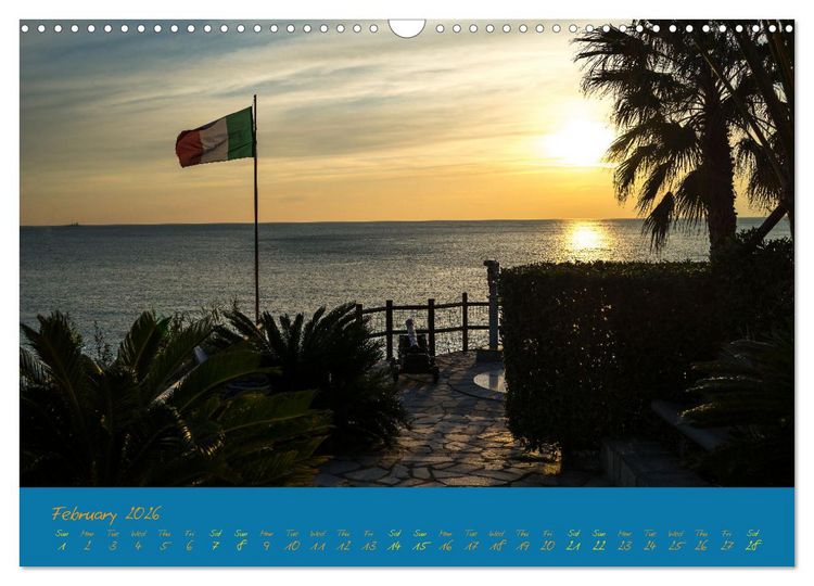 Produktbild: Riviera &ndash; Cote d&rsquo;Azur France and Liguria Italy (Wall Calendar 2026 DIN A3 landscape), CALVENDO 12 Month Wall Calendar