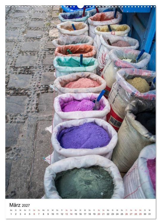 Produktbild: Marokko - Chefchaouen (hochwertiger Premium Wandkalender 2027 DIN A2 hoch), Kunstdruck in Hochglanz