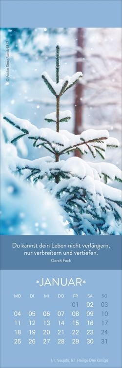 Produktbild: Gute Gedanken Lesezeichen & Kalender 2027