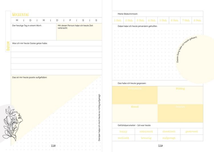 Produktbild: Happy me &ndash; Meine 10-Wochen-Tagebuch-Challenge mit Social-Media-Star Cali Kessy